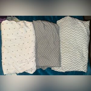 3 crib/toddler sheets